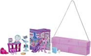 My Little Pony Toy On-The-Go Twilight Sparkle -14 acessórios e caixa de armazenamento, crianças de 3 anos de idade e up