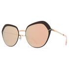 Mykita METTE CGD/DBR_CGD Estrutura Feminina de Metal/Plástico Sunglas