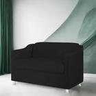 Namoradeira Bia Decorativa Reforçada Recepção Clinica Salão Sala De Estar Suede