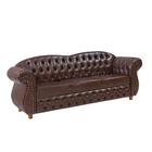 Namoradeira Chesterfield 3 Lugares Merlô Via Encanto Courano Pinhão