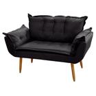 Namoradeira Opala Platinum Decor Suede Preto