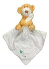 Naninha de Bichinho de Pelúcia Urso com Cobertor Branco para Bebê Macio Antialérgico