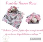 Naninha Dupla Face com Pelúcia Bichinhos e Porta Chupeta Diversas Estampas. - Denguinhos Baby