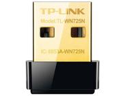 Nano Adaptador USB Wireless 150Mbps  TL-WN725N  - TP-Link