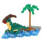 nanoblock - Dinossauros - Waterside Parasaurolophus, Collection Series Building Kit, Multi, (NBC_367)