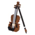 nanoblock - Violino Instrumentos, Kit de Construção da Série de Coleções