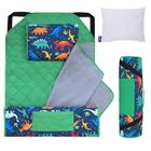 Nap Mat Wildkin Modern para crianças com travesseiro reutilizável Jurassic