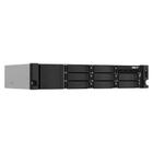 NAS QNAP 8 baias Rack TS-864eU-RP-8G-US 2U (Celeron N5095, 8GB, 2x 2.5GbE LAN, HDMI, PCI-e Gen3 x2, 2PSU, s/ HD)