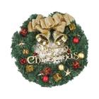 Natal Front Door Garland Decoração, Window Wreath Pendant Ornamento, Ano Novo Fontes De Festa, 30cm