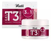 Nati Alongamento Gel T3 Uv/Led Rosé Radiante - 20g