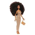 Naturalistas 11,5 polegadas boneca de moda e acessórios Dayna, cabelos texturizados cacheados 3C, tom de pele marrom médio, projetado e desenvolvido pela Purpose Toys