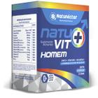 Natuvit Homens Natunectar Natural Original Vitaminas Vit D B12 Zinco Suplemento Alimentar 60 Capsulas