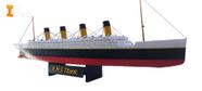 Navio RMS Titanic, 65 cm de Comprimento, Flutua e Afunda