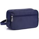 Necessaire Com Alça Lateral Masculina Feminina Casual Elegante Organizadora Viagem Couro