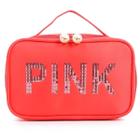 Necessaire Feminina Academia Pink Treino Gym Organizadora de Mala Bolsinha de Mão Porta Objetos