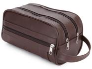 Necessaire masculina Organizador Mala Viagem - Porta Maquiagem - Necessaire Feminina em sintético resistente