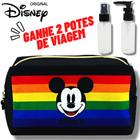 Necessaire Mickey Colorida arco íris Disney grande viagem