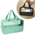 Necessaire Transparente Organizador de Viagem Bolsa Média - shop mix