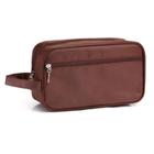 Necessaire Viagem Casual Feminina Masculina Com Alça Lateral Organizadora Couro - Cores