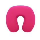 Neck pillow medio cor rosa visco elástico