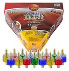 Ner Mitzvah Hanukkah Luzes Ohr Coloridas, Velas de óleo pré-cheias - Tamanho pequeno, 44 por pk. Queima Aprox. 1 1/2 Hrs