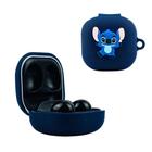  NERDCASE, Case, Capa Capinha Azul com Personagem, Silicone, Compatível Galaxy Buds 2/Pro/FE/Live