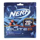 Nerf refil elite 2.0 dardos c/ 20 - hasbro f0040