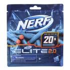 Nerf refil elite 2.0 dardos c/ 20 - hasbro f0040