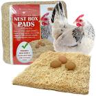 Nest Box Pads Pecking Order para caixas de nidificação de galinhas 13x13cm