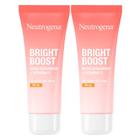 Neutrogena Bright Boost Kit com Dois Gel Creme Hidratantes Faciais FPS30
