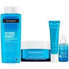 Neutrogena Hydro Boost Kit Hidratante Facial + Gel Creme para Olhos + Hidratante Corporal + Sérum