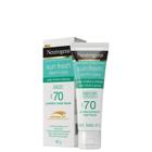 Neutrogena Sun Fresh Derm Care FPS70 Protetor Solar Facial Para Pele Oleosa S/ Cor - 40g
