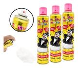 Neve Artificial 3 Latas Spray Espuma Carnaval Slime Alegria - Dalegria