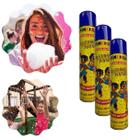 Neve Artificial 3 Latas Spray Espuma Carnaval Slime Alegria