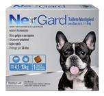 NexGard Antipulgas e Carrapatos de 4,1 a 10kg para Cães 1 tablete