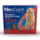 NexGard Spectra Anti Pulgas e Carrapatos para Cães de 30,1 a 60kg 3 Tablete Mastigável