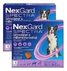 NexGard Spectra Antipulgas e Carrapatos Para Cães de 15,1 a 30kg Combo 2 caixas