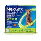 NexGard Spectra Antipulgas e Vermífugo Cães 7,6 kg a 15 kg M - 3 Tabletes - Boehringer Ingelheim