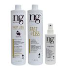 Ng De France Kit Fast Liss + Spray Thermo + Sh. Pós Fast 1l