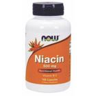 Niacina 500 mg Now Foods 100 Cápsulas