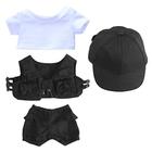 niannyyhouse T-Shirt Branca Baseball Cap Vest Calças 20cm Boneca de pelúcia Roupas de boneca Kpop