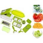 Nicer Dicer Plus Cortador Fatiador de Legumes Frutas e Legumes Cortador Manual Verduras Profissional Multifunçoes Ralado