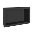 Nicho De Parede Embutir Para Banheiro 30X60Cm Preto Estrela