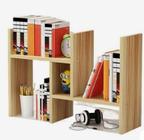 Nicho Organizador Ajustável e Decorativo Para livros, Escritório, Cozinha e Quarto em Pinus e MDF