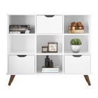 Nicho Organizador c/ 3 Gavetas Vintage Haia Q01 Branco/Branco - Amarena Móveis