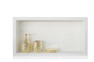 Nicho Porcelanato Branco Premium 60X30X7Cm