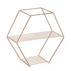 Nicho Prateleira Hexagonal Decora Rose Gold Arthi