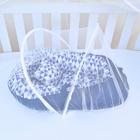 Ninho Redutor de Berço para Bebê com Mosquiteiro Várias Estampas