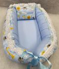 Ninho Redutor para bebe -Super Confortável - Safari Azul Claro