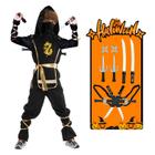 Ninja Costume Digi Marker de Halloween para meninos e crianças com brinquedos